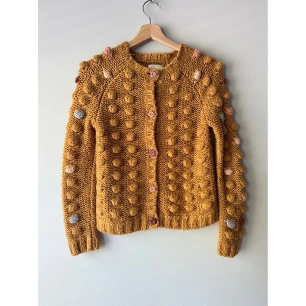 Matilda Jane Pom Pom Button Up Knit Cardigan